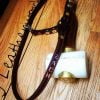 Custom Leather Helmet Chin Strap - Ridgeway Leatherworks Helmet Chin Strap