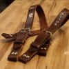 Walnut Suspenders - Ridgeway Leatherworks